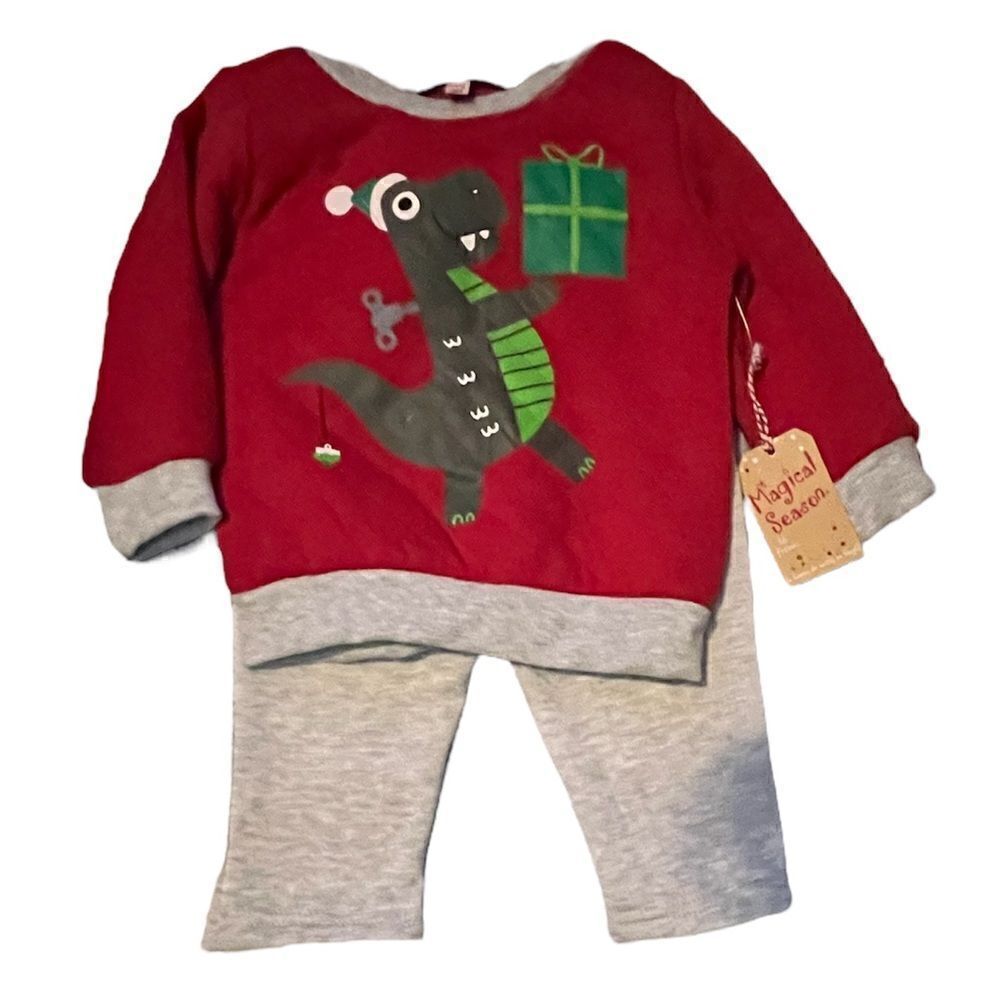 2 piece Magical Season dinosaur sweat suite